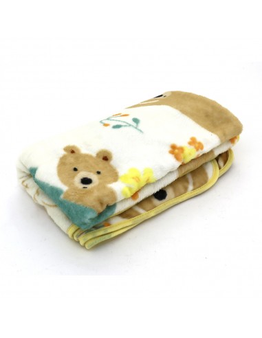 LOU露小熊法蘭絨毯 150*180