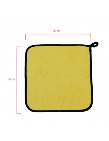 英國熊雙色超細纖維清潔布30x30-黃灰(盒裝)