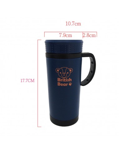 英國熊雙層辦公杯-420ML