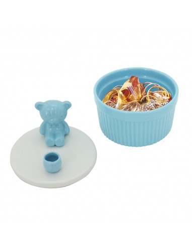 英國熊陶瓷萬用置物盒-1入