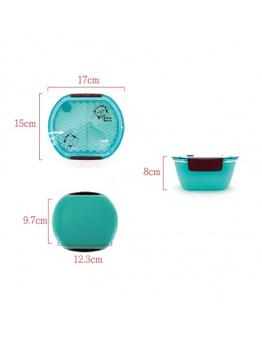 英國熊鑽石紋便當盒