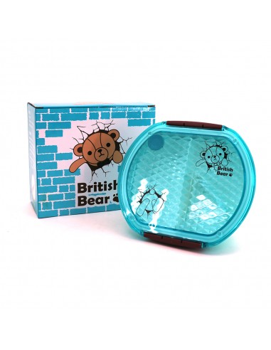 英國熊鑽石紋便當盒