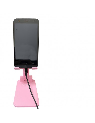 英國熊鏡面折疊手機架-粉