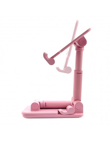 英國熊鏡面折疊手機架-粉