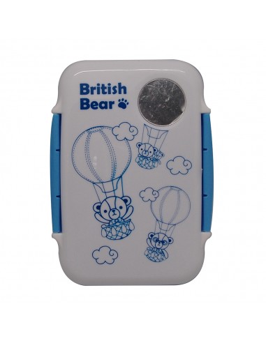 英國熊鏡面微波便當盒