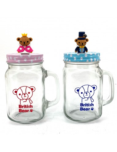 英國熊造型玻璃瓶450CC-1入 LADY