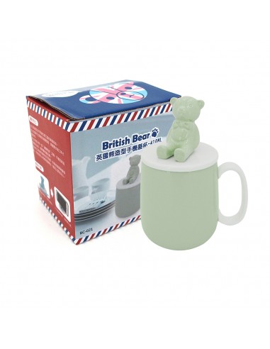 英國熊造型手機蓋杯杯-410ml(盒裝)