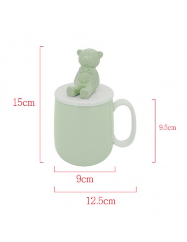 英國熊造型手機蓋杯杯-410ml(盒裝)