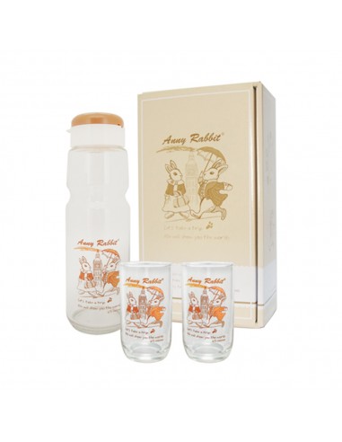 安妮兔冷水壺+2入美樂 杯-旅遊