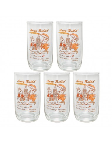 安妮兔美樂杯5入-旅遊