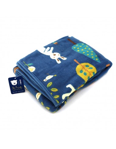 法國兔珊瑚絨毯-森林90x130(盒裝)