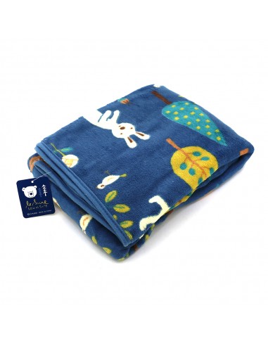 法國兔珊瑚絨毯-森林 90X130