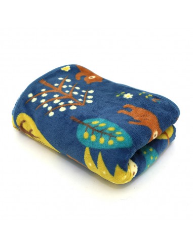 法國兔珊瑚絨毯-森林100x150(盒裝)