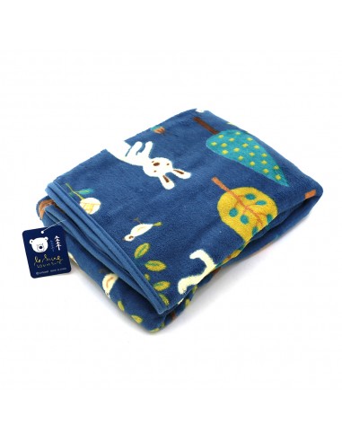 法國兔珊瑚絨毯-森林100x150(盒裝)