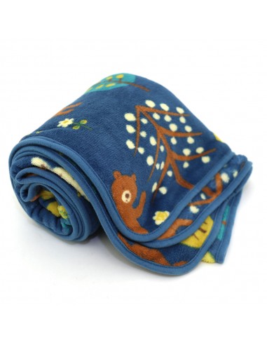 法國兔珊瑚絨毯-森林100x150(PP袋)