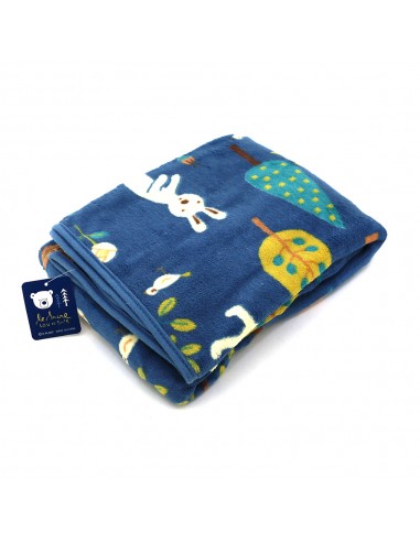 法國兔珊瑚絨毯-森林100x150(PP袋)