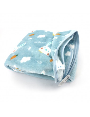 Bo bonny啵啵妮法蘭絨毯 90x130天藍(PP袋)