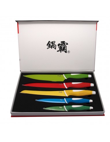 鍋霸繽紛五件刀具組