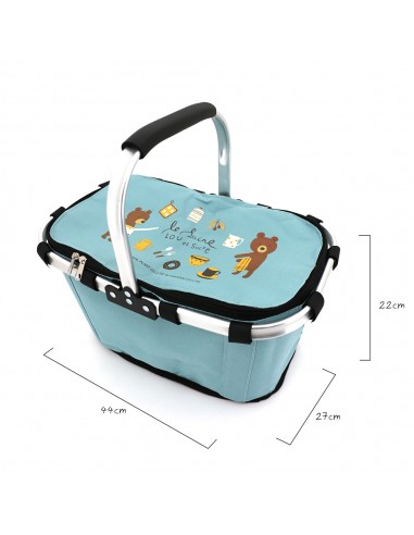 LOU露小熊野餐籃-保溫保冰