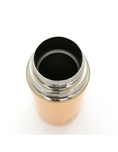 鍋霸350cc杯蓋真空保溫瓶-珍珠橘