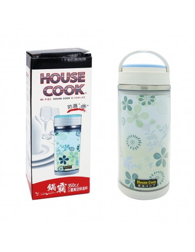 鍋霸350cc三層真空保溫杯-油桐花