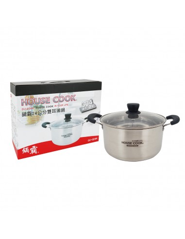 鍋霸24公分雙耳湯鍋