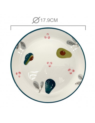 松村窯酪梨6碗3盤-7Q8H3X