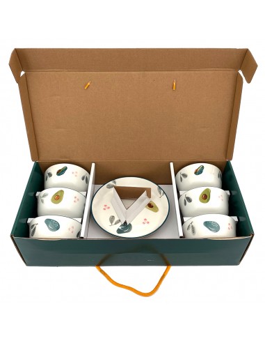 松村窯酪梨6碗1盤-7Q