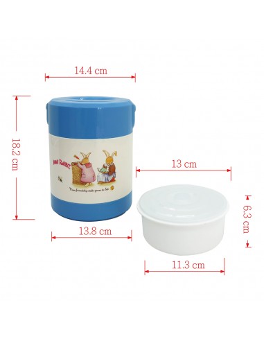 安妮兔彩塑提鍋(內附 菜盒)-盒裝