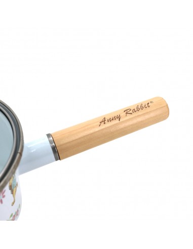 安妮兔單柄琺瑯鍋18CM-手提盒