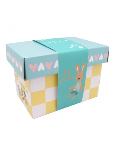 法國兔大直身馬克杯B(上下蓋盒)