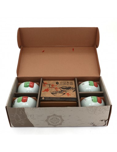 松村窯4蓋碗+1蓋碗鍋