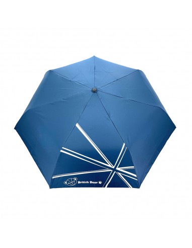 英國熊自動開收摺疊傘-藍