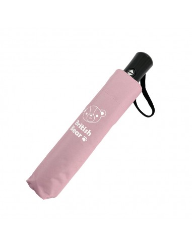 英國熊自動開收摺疊傘-粉