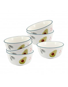 松村窯酪梨6碗