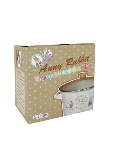 安妮兔8.5L琺瑯蒸煮鍋