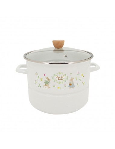 安妮兔8.5L琺瑯蒸煮鍋