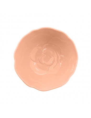 松村窯玫瑰色土4碗