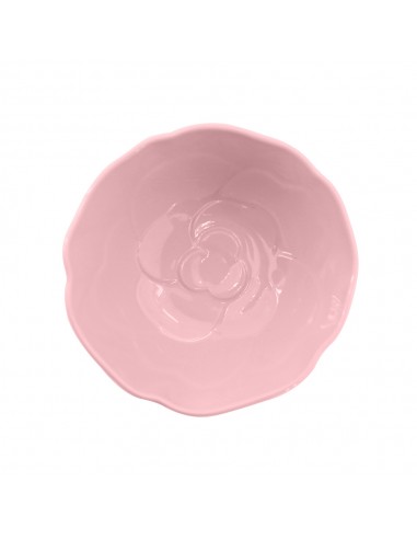 松村窯玫瑰色土5碗