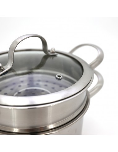 安妮兔20CM不鏽鋼複底 雙層蒸鍋