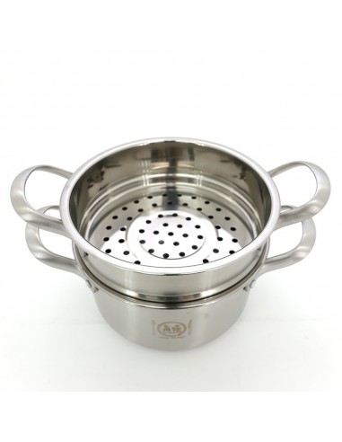 安妮兔20CM不鏽鋼複底 雙層蒸鍋