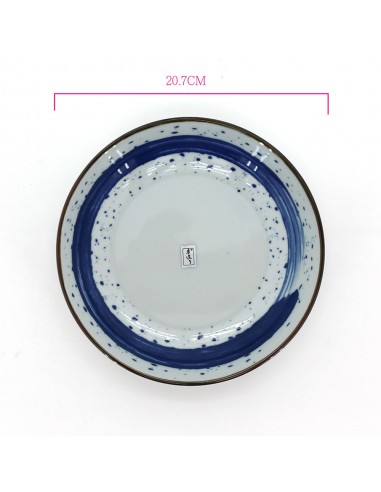 手繪雲彩6碗2盤