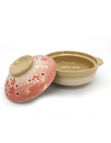 6反口雪花碗+7.5砂鍋-紅梅