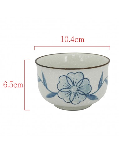 松村窯手造反口碗-雪花2碗2筷