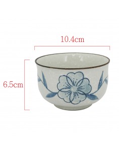 松村窯手造反口碗-雪花4入 2