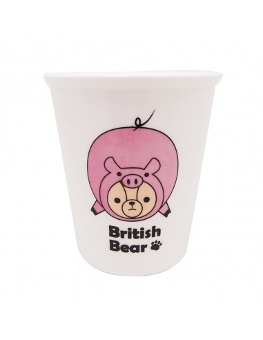 英國熊動物瓷杯-6入