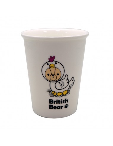 英國熊動物瓷杯-6入