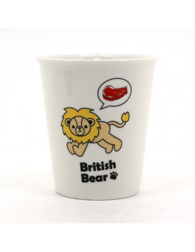 英國熊動物瓷杯-6入