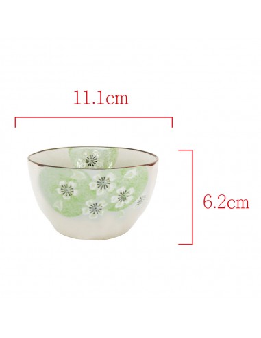 手造4.5吋方口櫻花碗5入