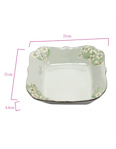 手造8.25吋荷口櫻花盤2入